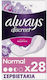 Always Discreet Normal Inkontinenz-Pads Normale Flüssigkeit 2.5 Tropfen 28Stück