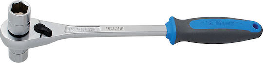Unior Doppelt Ratschen 75 Zähne mit Vierkant 1" Länge 26cm.