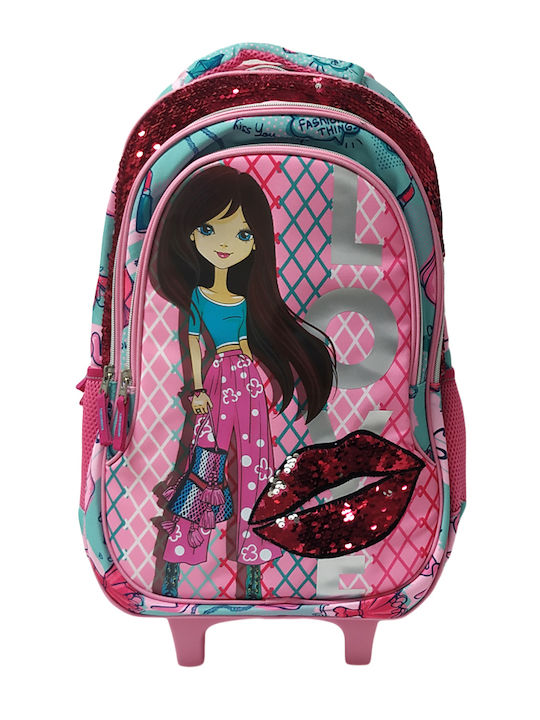 Graffiti School Bag Trolley Elementary, Elementary Multicolored 30lt