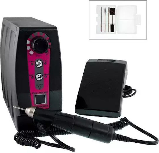 Nfp NFP Mani One Nail Drill Power 85W Black with Pedal