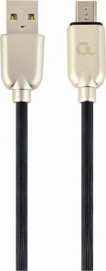 Cablexpert Braided USB 2.0 spre micro USB Cablu Negru 1m (CC-USB2R-AMMBM-1M) 1buc