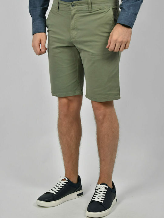 Lcdn LC04-00011 Мъжки Чино Шорти Regular Fit Зелени