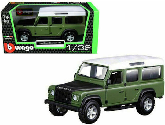 Bburago Spielzeugauto Land Rover Defender Grün Maßstab 1:32 Für 3+ Jahre Verschiedene Designs 1Stück