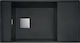 Franke Fresno FSG 611 3142101242 114.0593.018 Drop-In Sink Synthetic Granite W87.7xD49.5cm Onyx