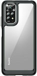 Hurtel Outer Space Back Cover Πλαστικό Μαύρο (Redmi Note 11 / 11S)