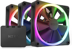 NZXT F120 RGB 4-Pin PWM Case Fan 3-pack