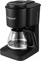 Sokany SK-124 Filter Coffee Machine 950W Black