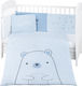 Kikka Boo Set Für Krippe Bear With Me Blau 6Stück