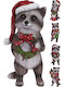 JK Home Decoration Iluminată De Crăciun Ceramică Figurină Înălțime 22cm. (Diverse modele/culori)