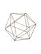 JK Home Decoration Διακοσμητικό Χώρου από Μέταλλο 19x19x22cm