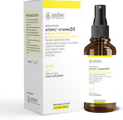 Amhes Atomic Vitamin D3 Spray Vitamin für Unterstützung des Immunsystems 30ml