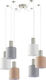 Home Lighting Adjustable Pendant Light Multicolour with Socket E27 50x50x300cm