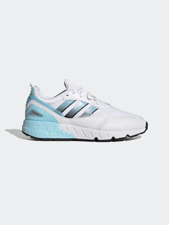 Adidas ZX 1K Boost 2.0 Ανδρικά Sneakers Cloud White / Bliss Blue / Core Black