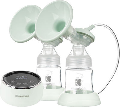 Kikka Boo Electric Double Breast Pump Nessa Battery and Electric BPA Free Green 150ml