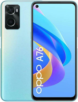 Oppo A76 Dual SIM (4GB/128GB) Glowing Blue