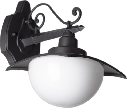 Avide ABWL-1XE27-EXOTIC Lamp Wall Black 20cm