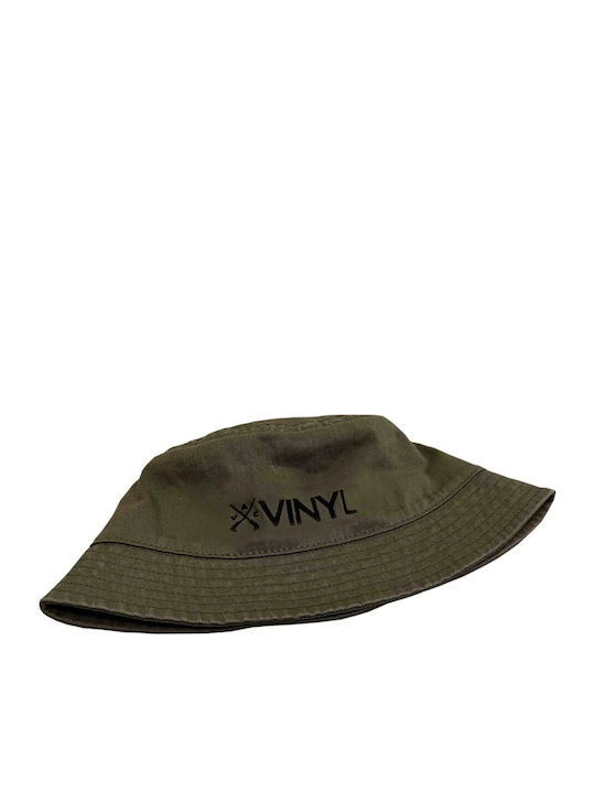 Vinyl Art Clothing Υφασμάτινo Καπέλο Χακί