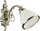 Avide ABWL-1XE27-DOT Klassisch Leuchte Wand mit Fassung E27 Gold 14cm