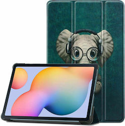 Tech-Protect Flip Cover Δερματίνης Happy Elephant (Galaxy Tab S6 Lite 10.4)