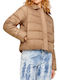 Jack & Jones Women's Short Puffer Jacket for Winter Tigers Eye