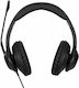 Targus AEH102GL Over Ear Multimedia Ακουστικά με μικροφωνο και σύνδεση USB-A