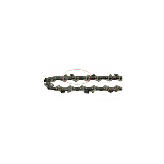 Visco Parts 258-72ΔΓ Chainsaw Chain with Pitch .325", Gauge .058"-1.5mm & Number of Guides 72E