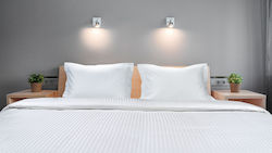 Beauty Home Ribbon Pennie Hotel Sheets White Ki...