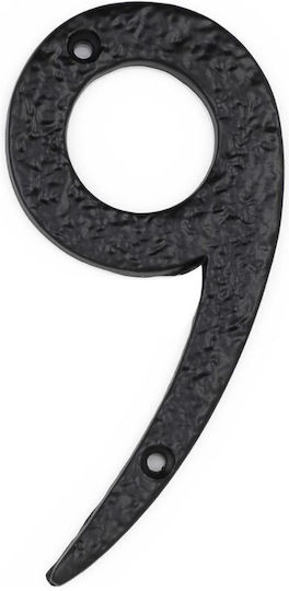 Roline 461 Sign with Number in Black Color 10cm 461