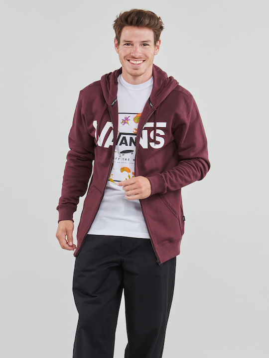 Vans Суитшърт с Качулка Бордо