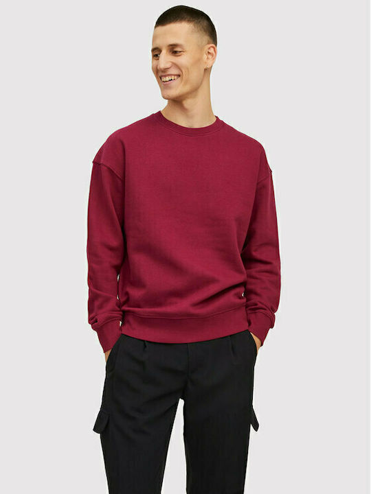 Jack & Jones Herren Sweatshirt Burgundisch