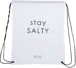 Nef-Nef Homeware Stay Salty Stoff Strandtasche Weiße Nef-Nef Homeware Stay Salty Stoff Strandtasche Weiße