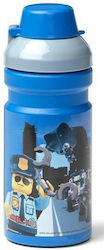 Lego Kids Plastic Water Bottle City Light Blue 390ml