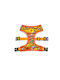 Dashi Dog Harness Vest Neo Mesh Boom Orange XX-Large 91-130cm DNM00166