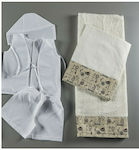 Baptism Towel Set Λευκό