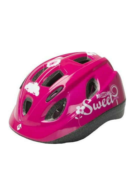 M-Wave Sweets Kids Bike Helmet for City Bike Pink