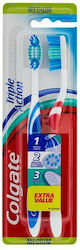 Colgate Triple Action Toothbrush Medium Blue / ...