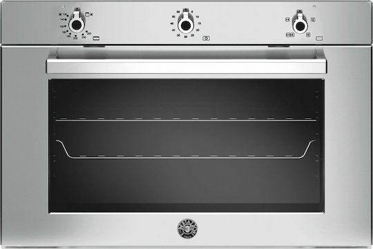 Bertazzoni F90 5 PRO G K X GPL Φούρνος Υγραερίου άνω Πάγκου 88lt Π89.6εκ. Inox