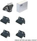 Cruz Legs for Roof Bars Optiplus Rail FIX for Ford Focus Active 2019+ with Railing Ford Focus 4pcs