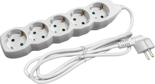 Entac ESE1.5G5-5 Πολύπριζο 5 Θέσεων με Καλώδιο 5m