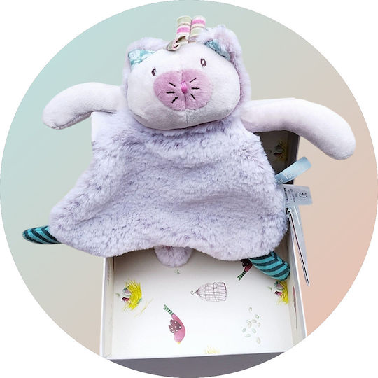 Moulin Roty Пелена за бебе Котка Gray