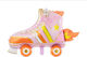 Balon Folie Jumbo Aniversări Roz Roller Skate 74buc