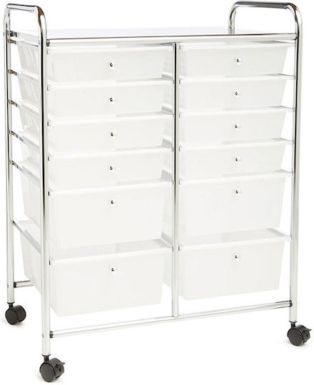 Storage Drawer from Metal and Plastic M39xW60xH76cm