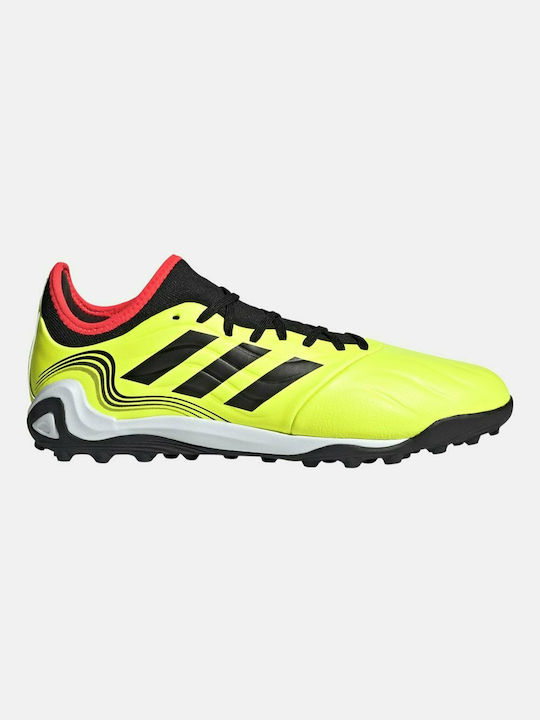 Adidas Copa Sense.3 TF Χαμηλά Ποδοσφαιρικά Παπούτσια με Σχάρα Team Solar Yellow / Core Black / Solar Red