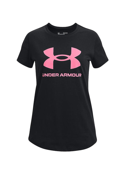 Under Armour Kinder-T-Shirt Schwarz Live Sportstyle Graphi