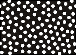 Black blouse with white polka dots, 12pcs.