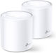 TP-LINK Deco X20 V4 WiFi Mesh Network Access Point Wi‑Fi 6 Dual Band (2.4 & 5GHz) σε Διπλό Kit