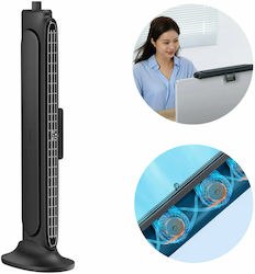 Baseus Monitor Clip-On & Stand-Up Desk Fan Ventilator USB Negru