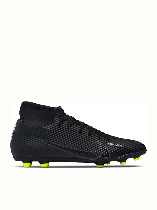 Nike Mercurial Superfly 9 Club Football Shoes with Cleats Black / Dark Smoke Grey / Summit White / Volt