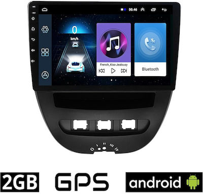 Ηχοσύστημα Αυτοκινήτου για Toyota Aygo 2005-2014 (Bluetooth/USB/GPS) με Οθόνη Αφής 10"