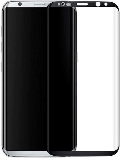 3D 0.3mm Adeziv complet Full Face Tempered Glass Negru (Galaxy S9) 52429